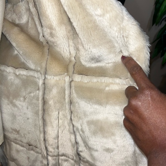 Big Chill Women's Tan and Cream Coat M - Picture 11 of 15